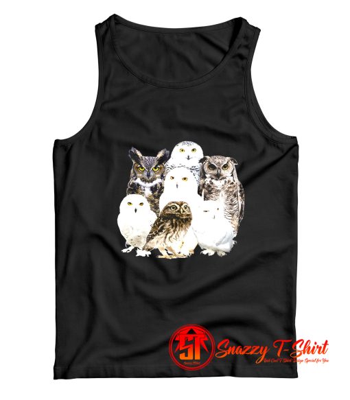 Types Of Owl Tank Top