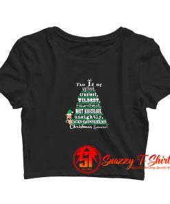 Ugly Christmas Crop Top Shirt