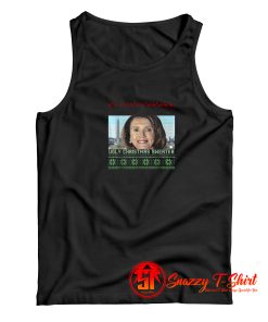 Ugly Christmas Sweater Nancy Pelosi Tank Top