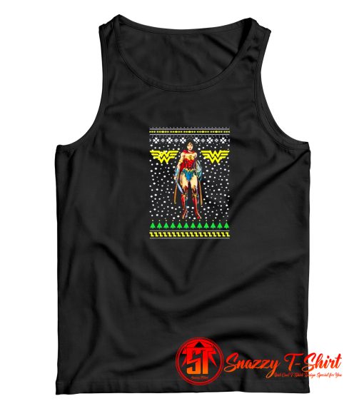 Ugly Christmas Wonder Woman Tank Top