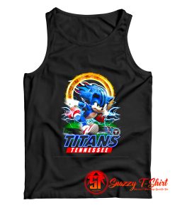 Ultra Sonic The Hedgehog Tennessee Titans Tank Top