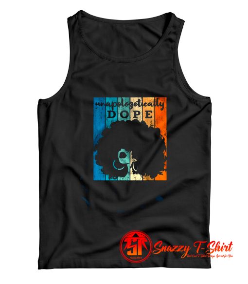 Unapologetically Dope Black Afro Tank Top