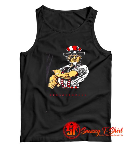 Uncle Sam Patriotic 4th of July Tank Top