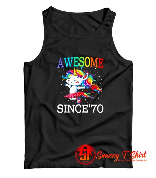 Unicorn 50Th Birthday Tank Top