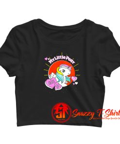 Unicorn Create Love My Little Pony Crop Top Shirt