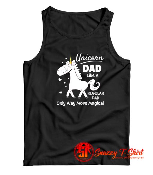 Unicorn Dad Like A Regular Dad Tank Top