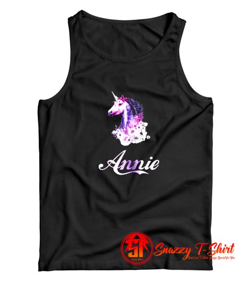 Unicorn Name Annie Tank Top