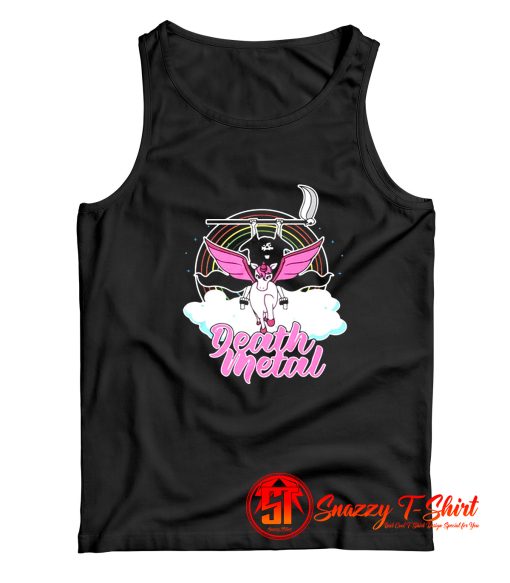 Unicorn Rainbow Kawaii Music Funny Humor Tank Top