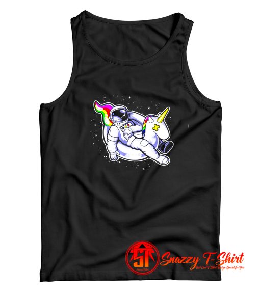 Unicorn balloon in the sky Tank Top