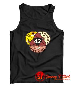 Universe Everything Hitchhikers Galaxy Guide Tank Top