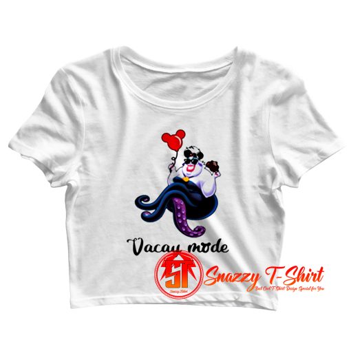 Ursula vacay mode balloon mickey mouse Crop Top Shirt