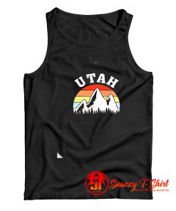 Utah Mountain Vintage Retro Tank Top