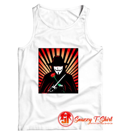 V for Vendetta Movie Guy Fawkes Tank Top