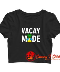 Vacay Mode Cool Pineapple Shades Crop Top Shirt