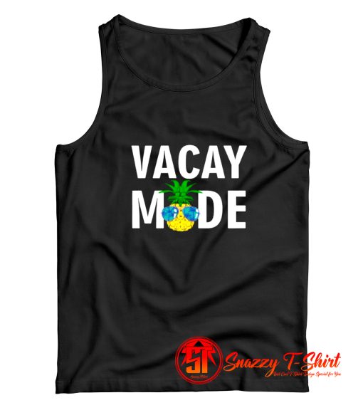 Vacay Mode Cool Pineapple Shades Tank Top