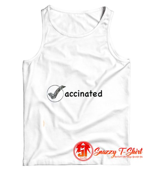 Vaccinated Coronavirus Clear Tank Top