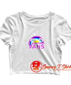 Vans Off The Wall Rainbow Palms Crop Top Shirt