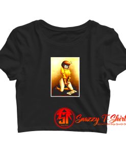 Velma Dinkley Scooby Doo Looking Magazine Crop Top Shirt