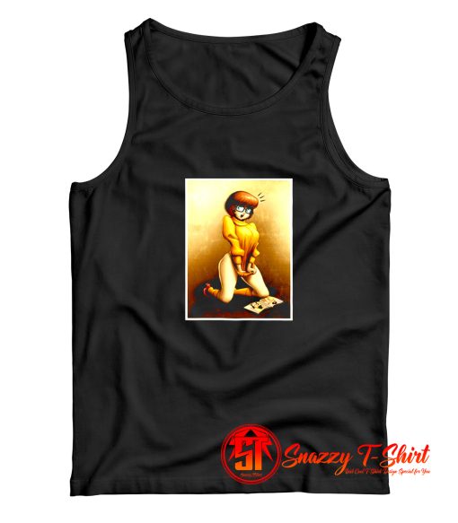 Velma Dinkley Scooby Doo Looking Magazine Tank Top