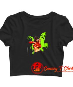 Velma Dinkley Scooby doo spooky ghost boobs Crop Top Shirt