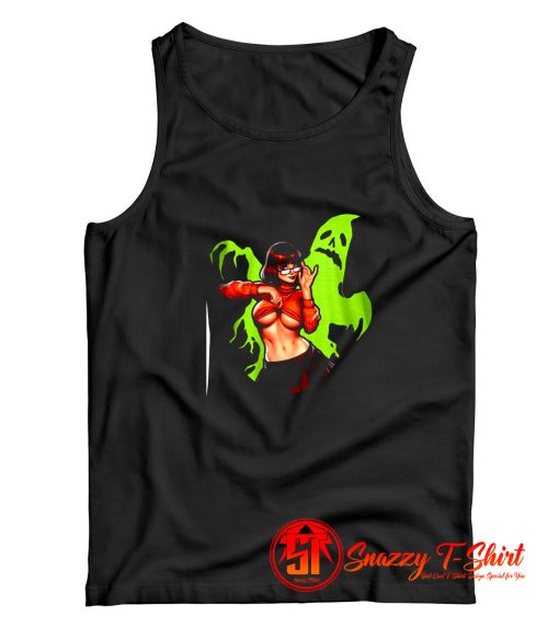 Velma Dinkley Scooby doo spooky ghost boobs Tank Top