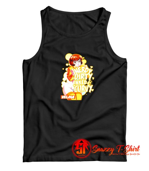 Velma Nerdy Dirty Inked Curvy Tank Top