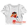 Velma Scooby Doo DBZ Son Goku Crop Top Shirt