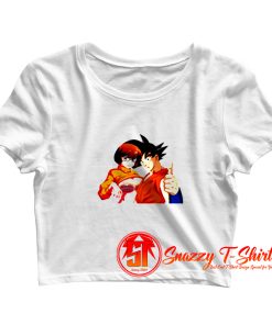 Velma Scooby Doo DBZ Son Goku Crop Top Shirt