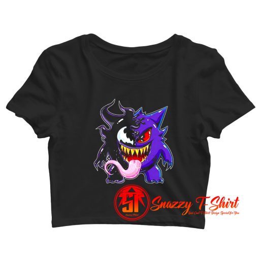 Venom Symbiotes Gengar Crop Top Shirt