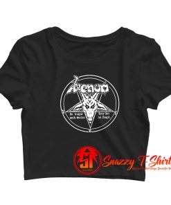 Venom Thrash Metal Crop Top Shirt