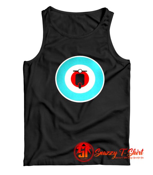 Vespa Logo Moped Retro Tank Top