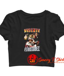 Vicente Fernandez Vintage 90s Retro Crop Top Shirt