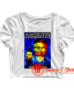 Vincent Van Gogh Absente Crop Top Shirt