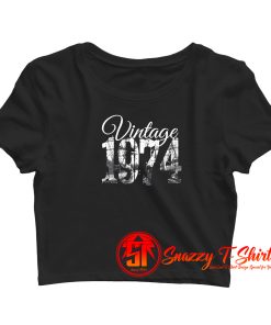 Vintage 1974 Crop Top Shirt