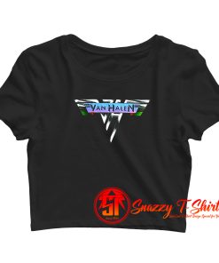 Vintage 1978 Van Halen Logo Crop Top Shirt