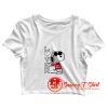 Vintage 70s Worlds Greatest Lover Snoopy Crop Top Shirt