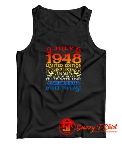 Vintage 72 Years Old July 1948 Tank Top