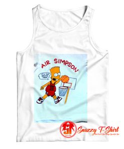 Vintage 90s Bootleg Bart Air Simpson Tank Top