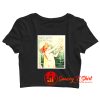 Vintage Alcohol Advertising Crop Top Shirt