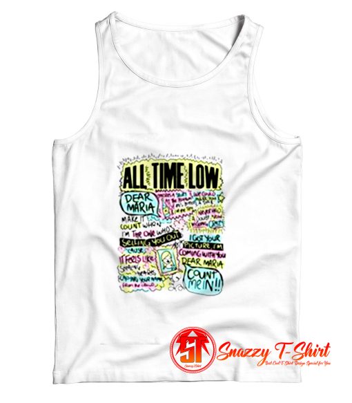 Vintage All Time Low Dear Maria Tank Top