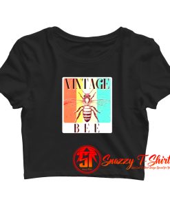 Vintage Bee Crop Top Shirt