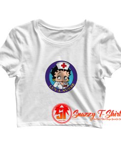 Vintage Betty Boop A Nurse Shirt Crop Top Shirt