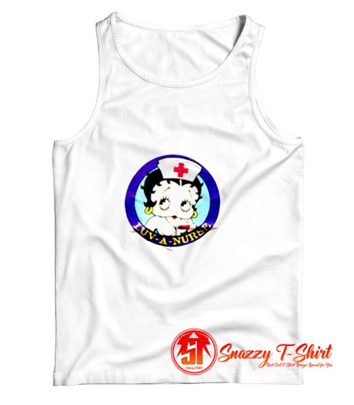 Vintage Betty Boop Luv A Nurse Tank Top