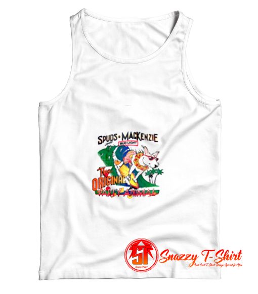 Vintage Bud Light Beer Spuds Mackenzie Tank Top