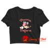 Vintage Buona Befana Italian Christmas Crop Top Shirt