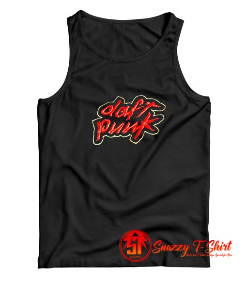 Vintage Daft Punk Homework Logo Graphic Tank Top