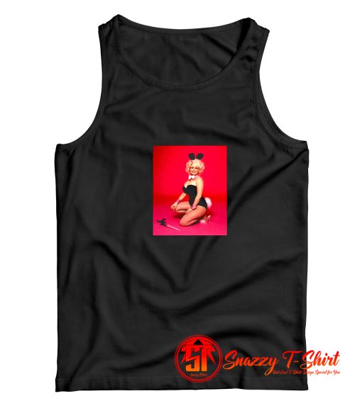 Vintage Dolly Parton Playboy Bunny Poster Tank Top