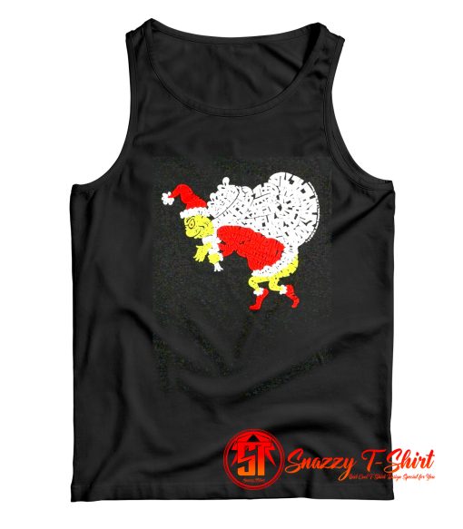 Vintage Dr Seuss Grinch Christmas Tank Top