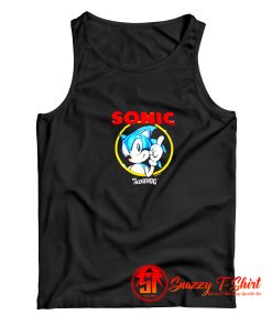 Vintage Game Sonic The Hedgehog Tank Top