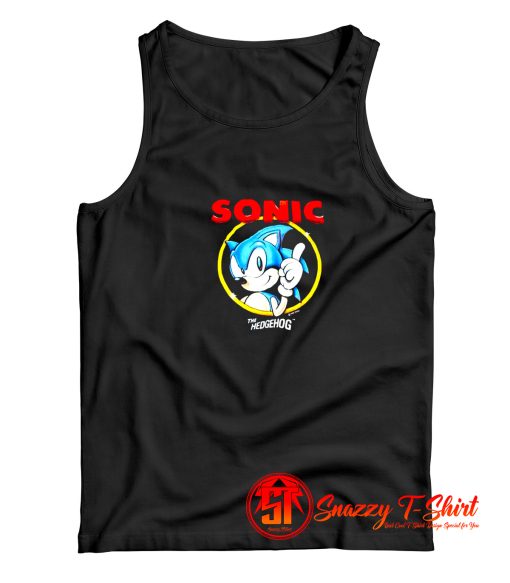 Vintage Game Sonic The Hedgehog Tank Top